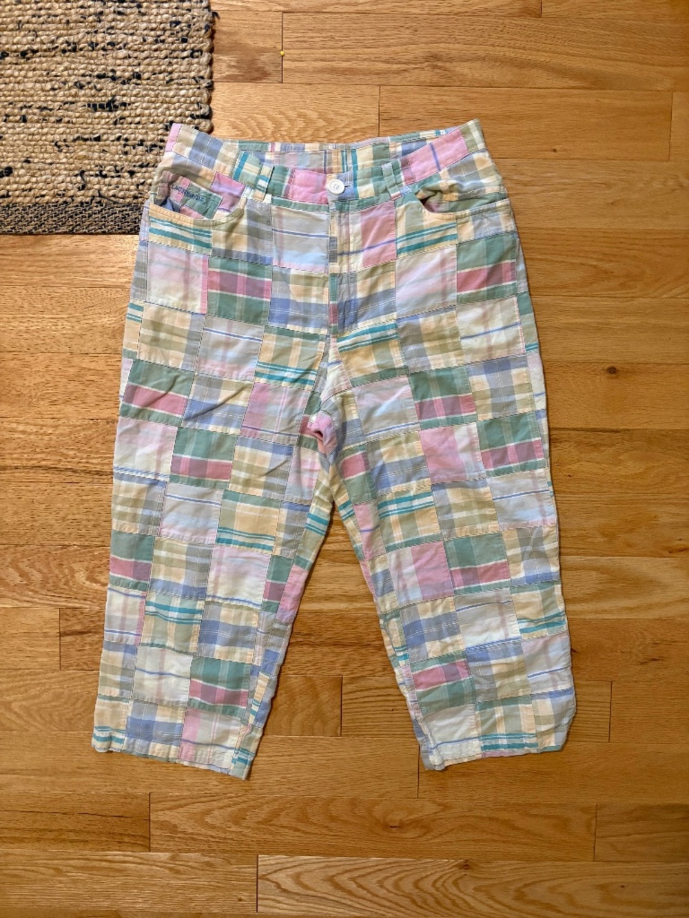 Vintage Ralph Lauren cotton madras capris